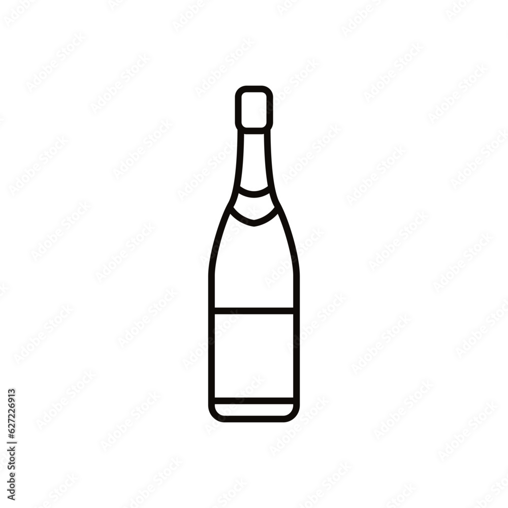 Bottle icon vector. Bottle for water illustration sign. Bottle of alcohol symbol or logo. Bottle icon vector. Bottle for water illustration sign. Bottle of alcohol symbol or logo.