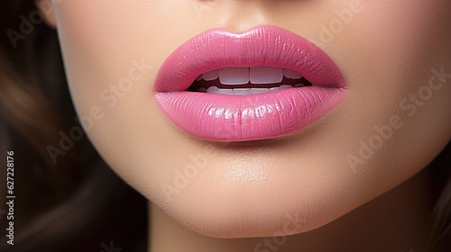 Closeup perfect lips