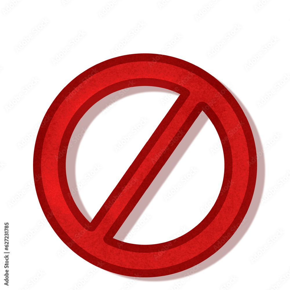Fototapeta premium prohibition sign