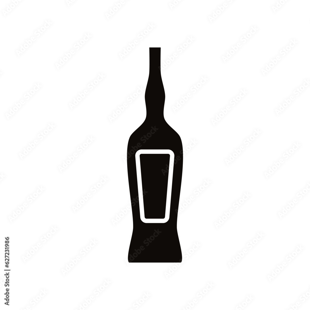 Bottle icon vector. Bottle for water illustration sign. Bottle of alcohol symbol or logo. Bottle icon vector. Bottle for water illustration sign. Bottle of alcohol symbol or logo.