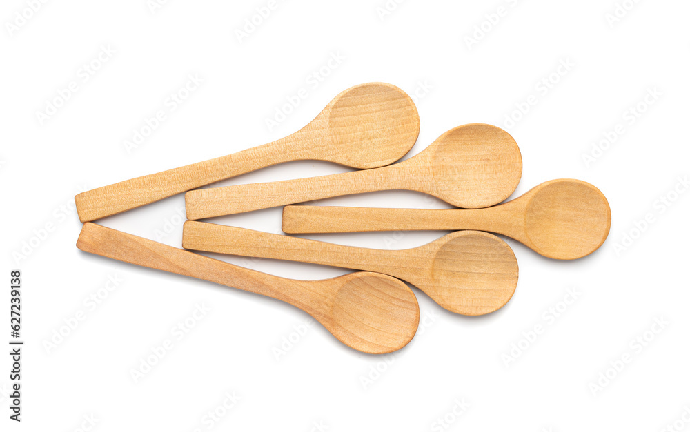 Wooden Spoon Isolated, New Wood Spoons, Small Ladle, Vintage Kitchen Accessory, Retro Wooden Spoons Wooden Spoon Isolated, New Wood Spoons, Small Ladle, Vintage Kitchen Accessory, Retro Wooden Spoons