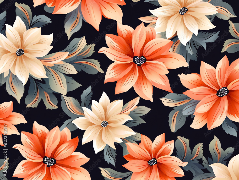 pattern made of flower pattern made of flower