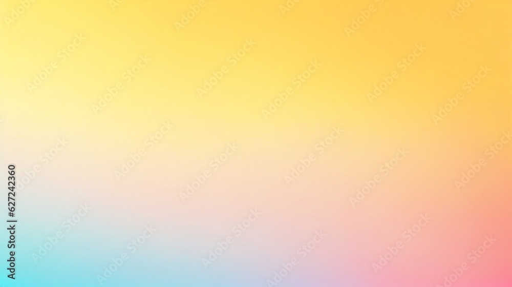 Yellow orange gold coral peach pink blue abstract background