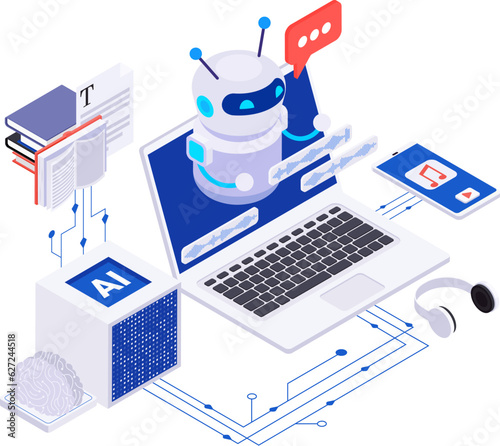 Ai Content Creation Concept