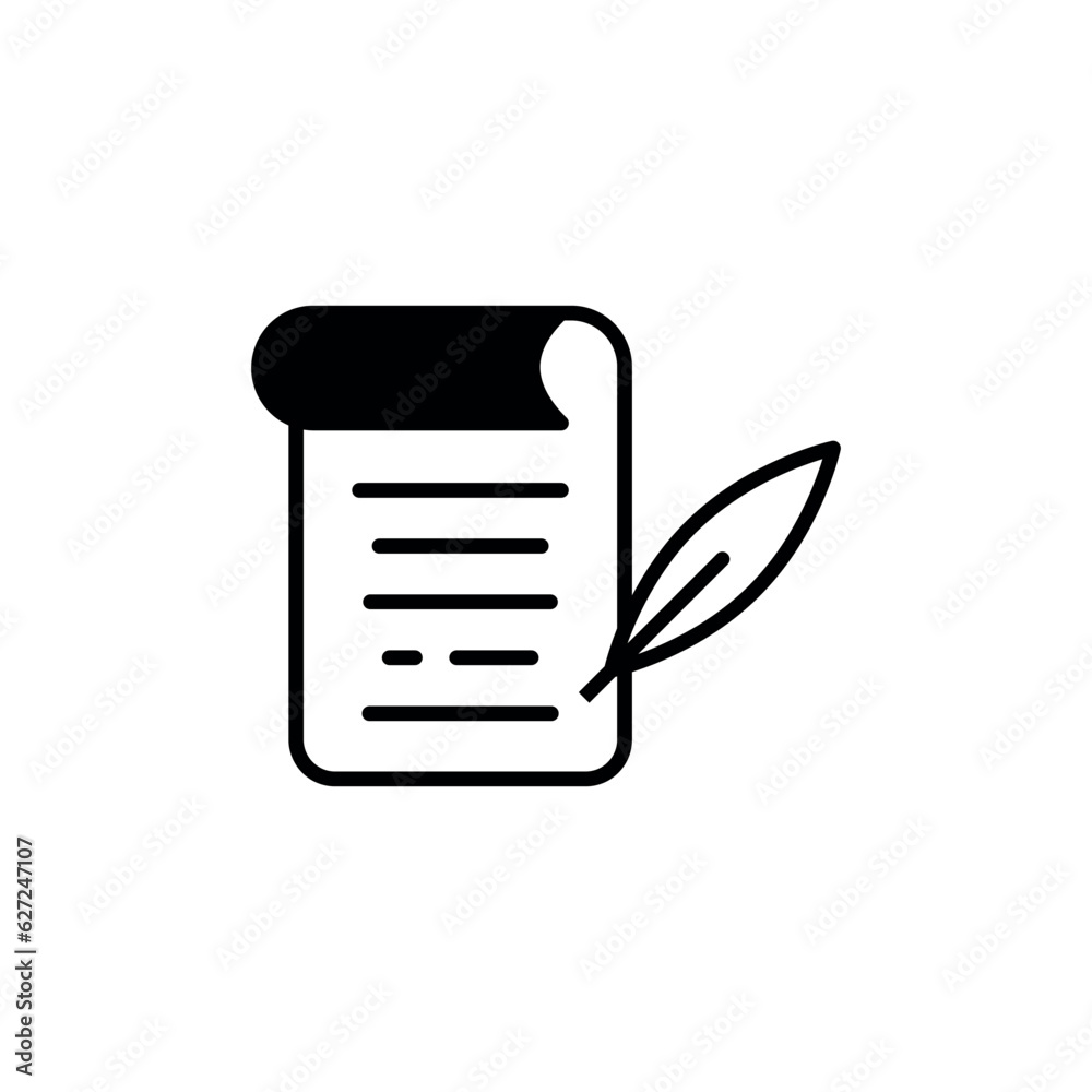 Quest icon design with white background stock illustration Quest icon design with white background stock illustration