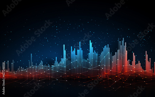 Background concept with abstract data design