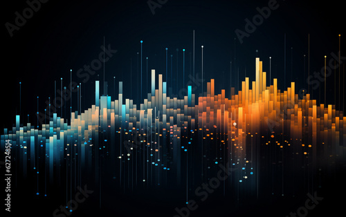 Background concept with abstract data design