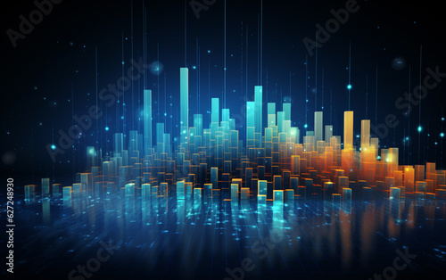 Background concept with abstract data design © MUS_GRAPHIC