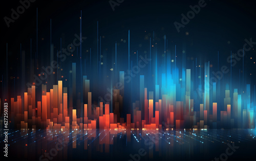 Background concept with abstract data design © MUS_GRAPHIC