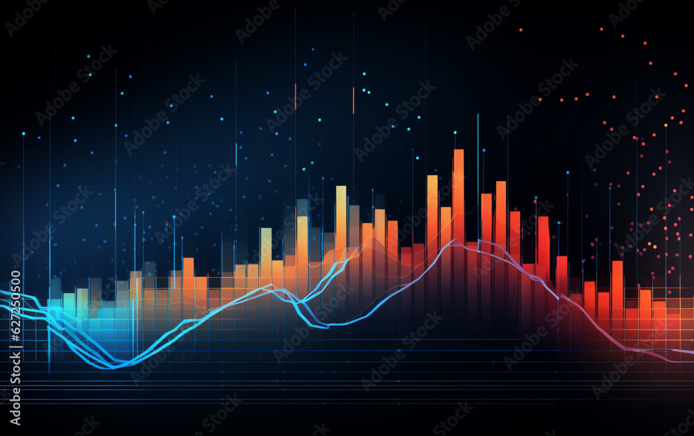 Background concept with abstract data design