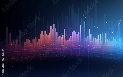 Background concept with abstract data design