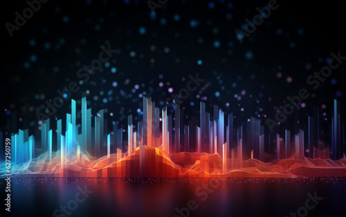 Background concept with abstract data design