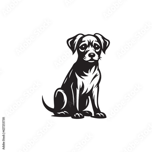 Dog Logo design  Vector Illustration