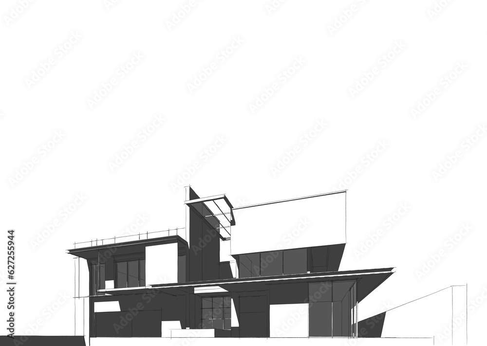 house building sketch architecture 3d house building sketch architecture 3d