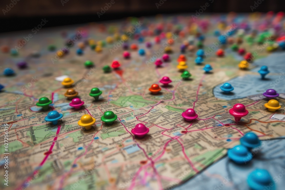 Discovering with Map Pins: Location Exploration