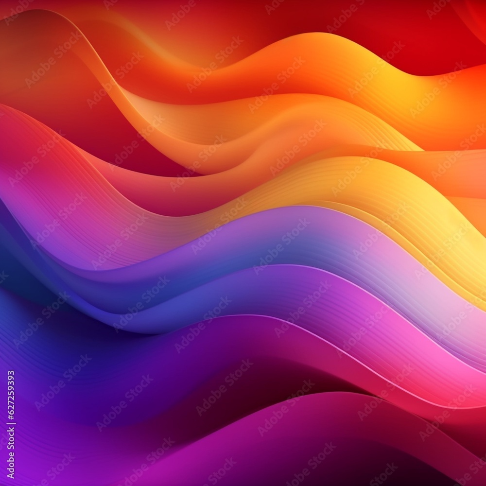Abstract orange gradient fluid wave background wallpaper AI Generated art Abstract orange gradient fluid wave background wallpaper AI Generated art