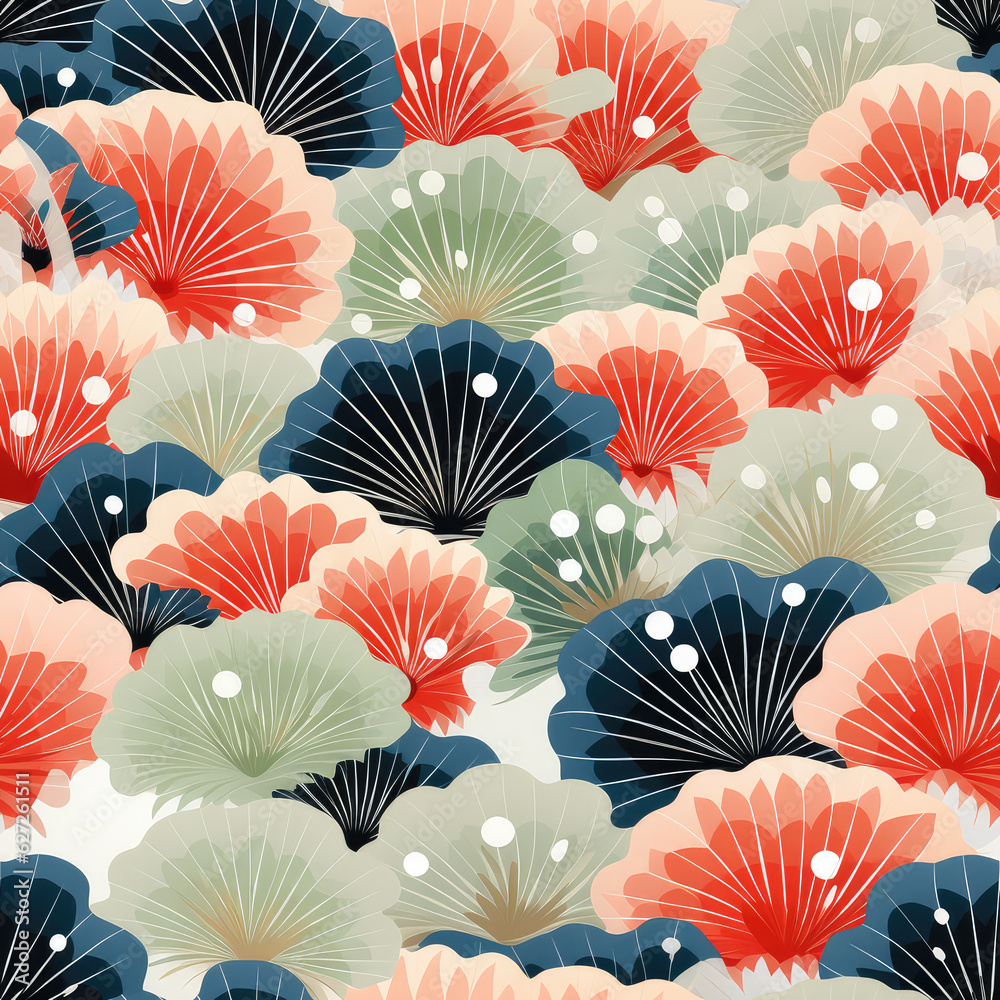 Japanese traditional repeat pattern Japanese traditional repeat pattern