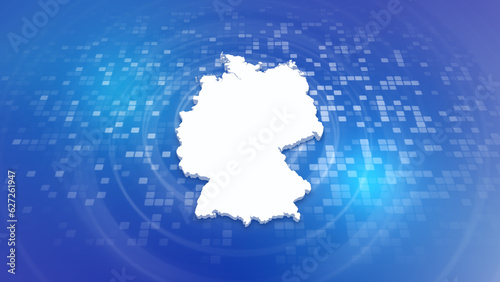 Germany 3D Map on Minimal Corporate Background
Multi Purpose Background with Ripples and Boxes with 3D Country Map
Useful for Politics, Elections, Travel, News and Sports Events
