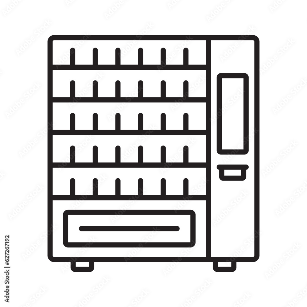 vending machine icon vector vending machine icon vector