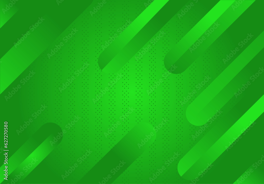 Abstract dynamic green design background