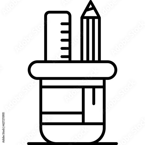 Pencil holder Icon