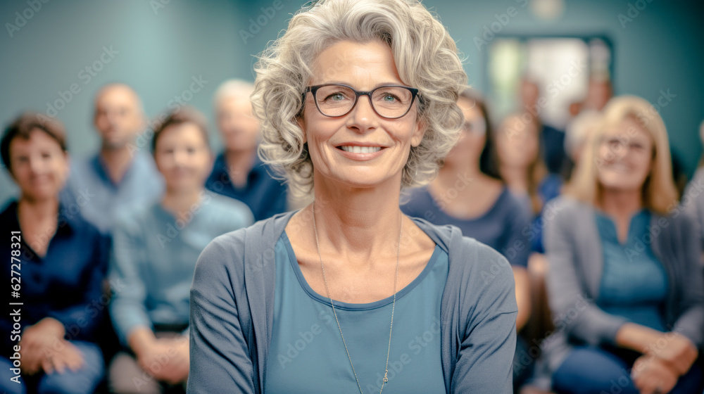 Sympathetic Empathic Science Advisor Professor at an Institute University Cover Magazin, Journal Background Digital Art Generative AI Illustration Sympathetic Empathic Science Advisor Professor at an Institute University Cover Magazin, Journal Background Digital Art Generative AI Illustration