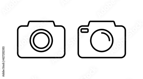 Camera Icon in trendy flat style isolated. Camera symbol web site design