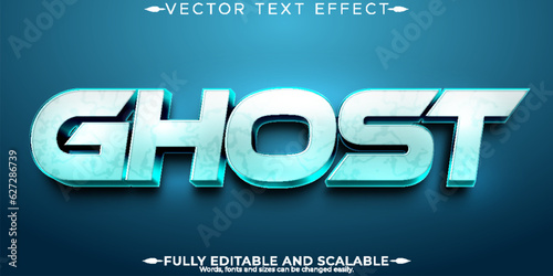 Ghost sport text effect, editable gaming and player text style