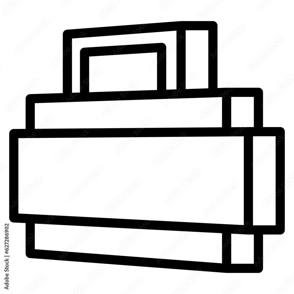 briefcase line briefcase line