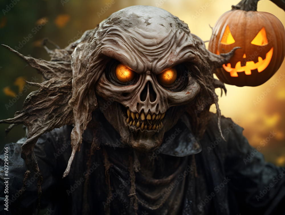 halloween pumpkin and skull halloween pumpkin and skull