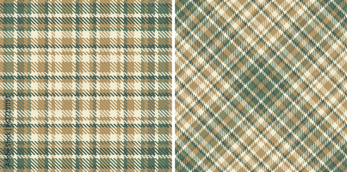 Fabric textile check of tartan pattern seamless with a texture vector plaid background.