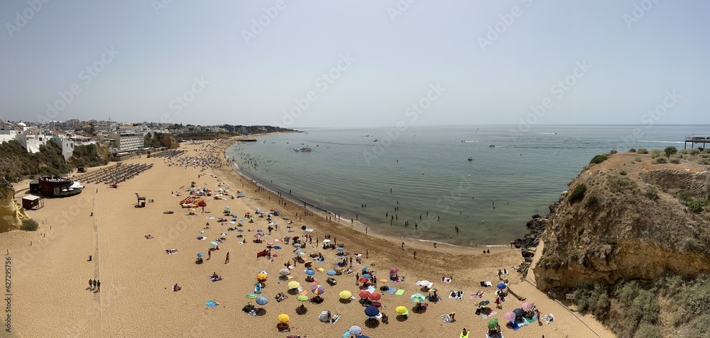 Historical town and beaches of Albufeira Portugal