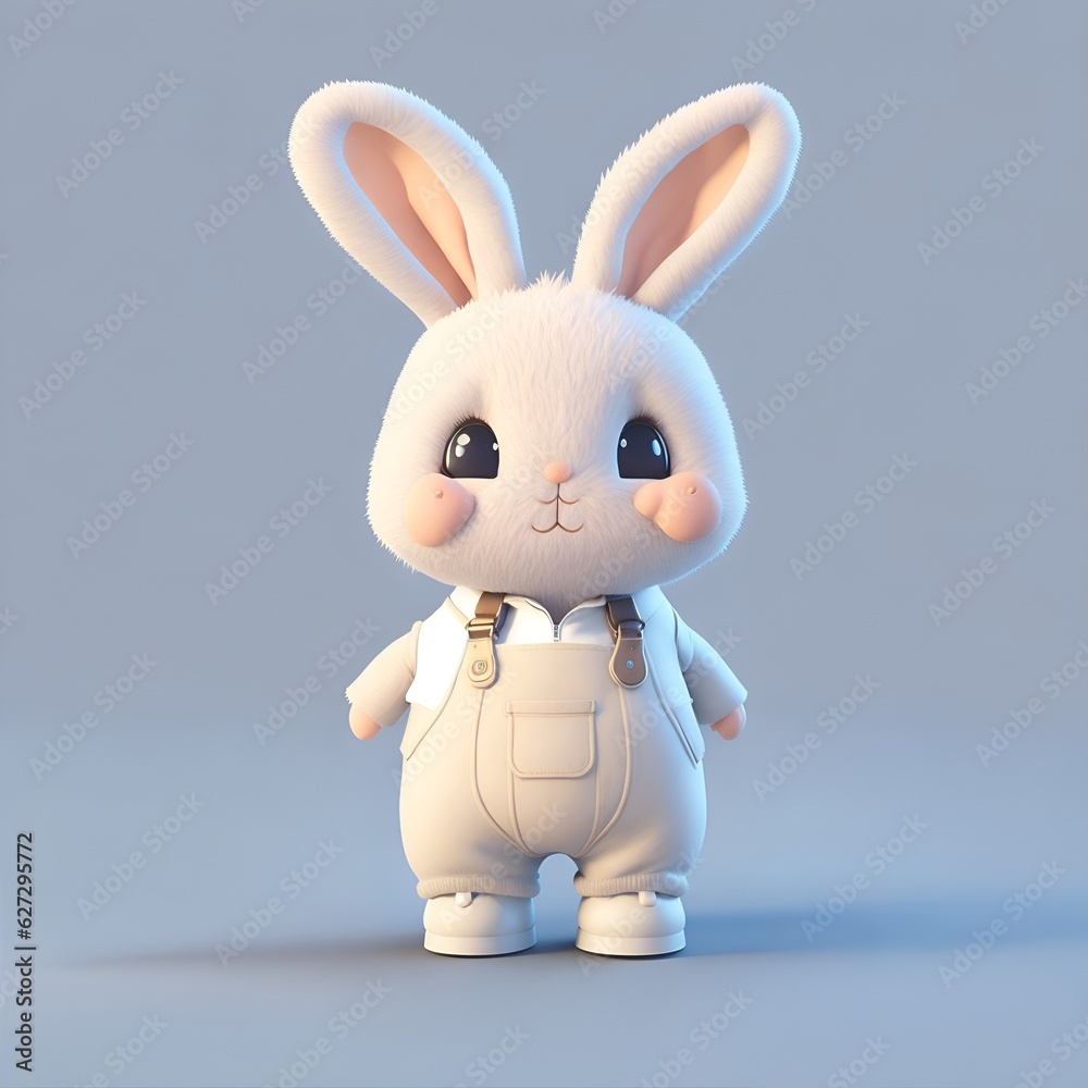 easter bunny with a bow easter bunny with a bow