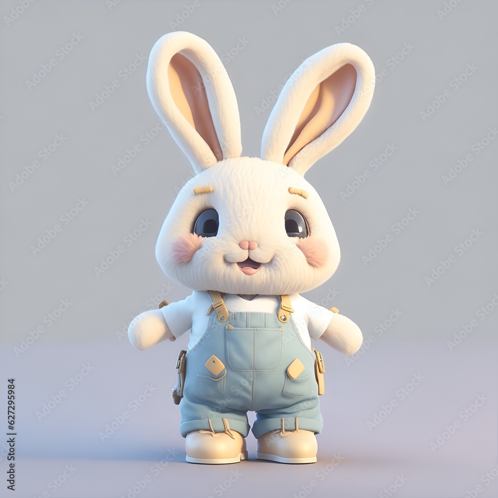 easter bunny with a bow easter bunny with a bow