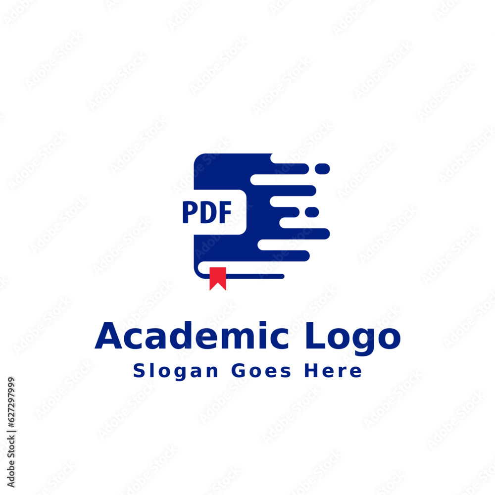 Fototapeta premium Free Vector Academic Logo Design 