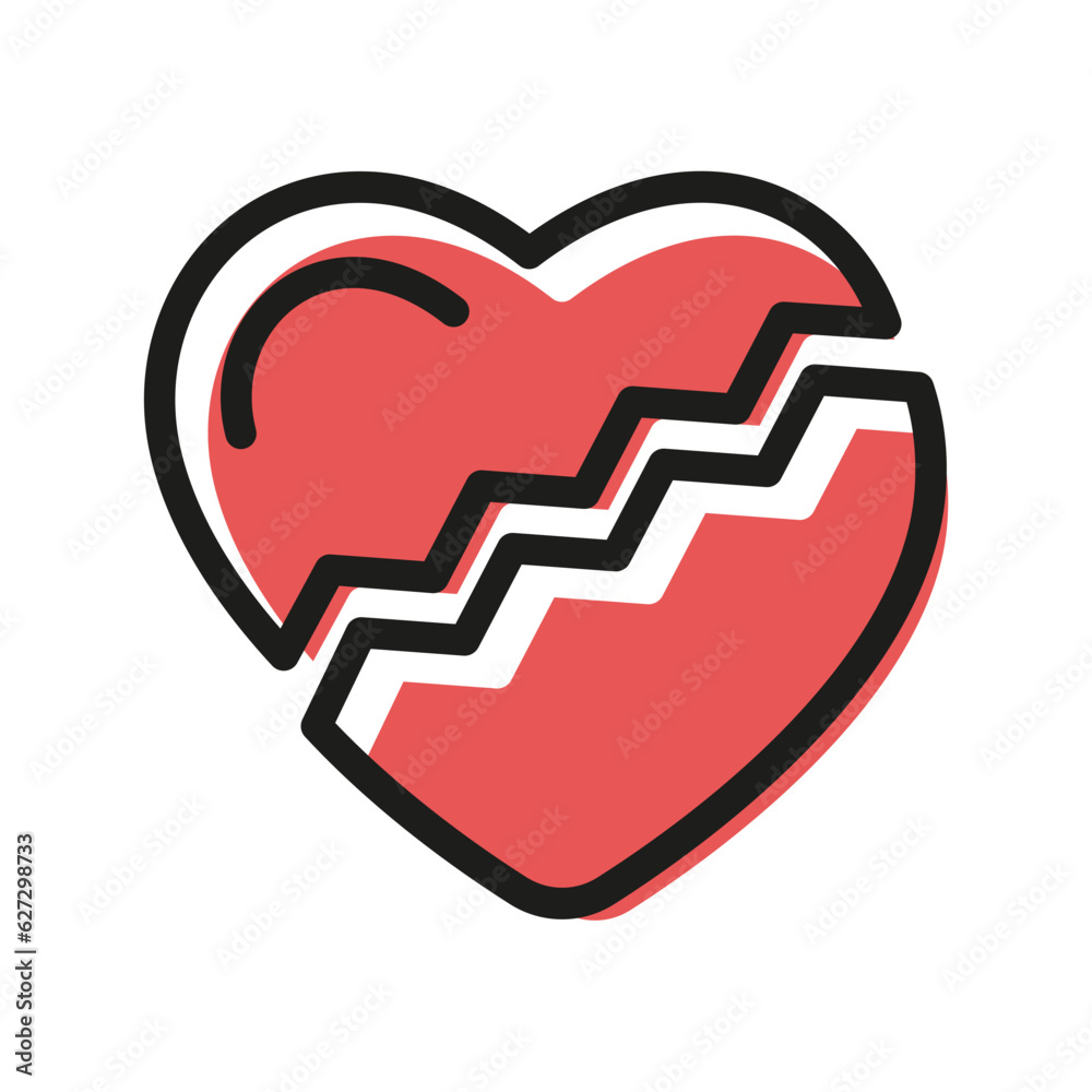 Heart icon. Love symbol Heart icon. Love symbol