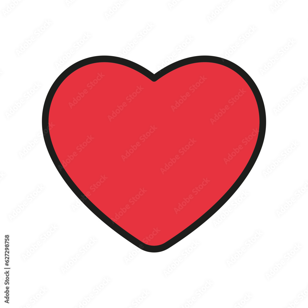 Heart icon. Love symbol Heart icon. Love symbol