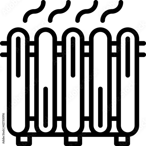 heater line icon