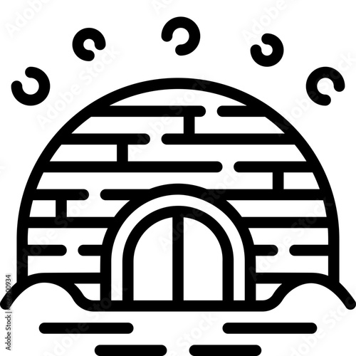 igloo line icon