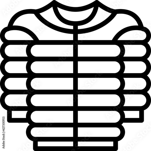 jacket line icon