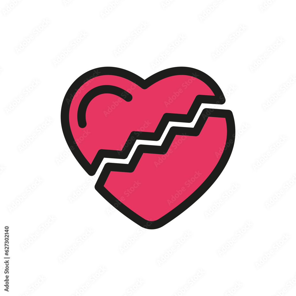 Heart icon. Love symbol Heart icon. Love symbol
