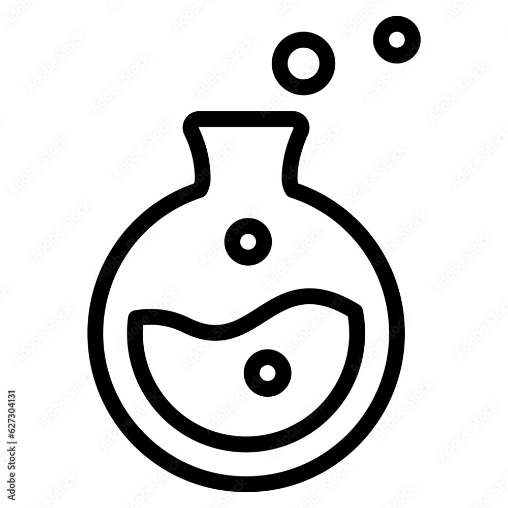 Science Flask Icon Illustration Science Flask Icon Illustration