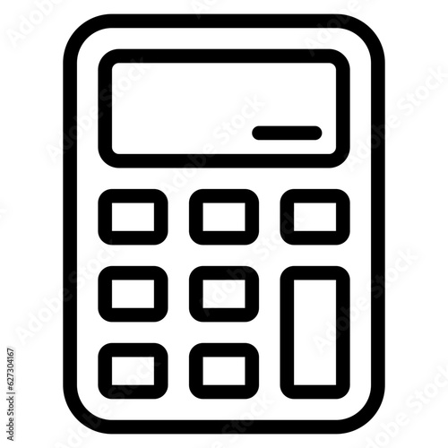 Calculator Icon Illustration