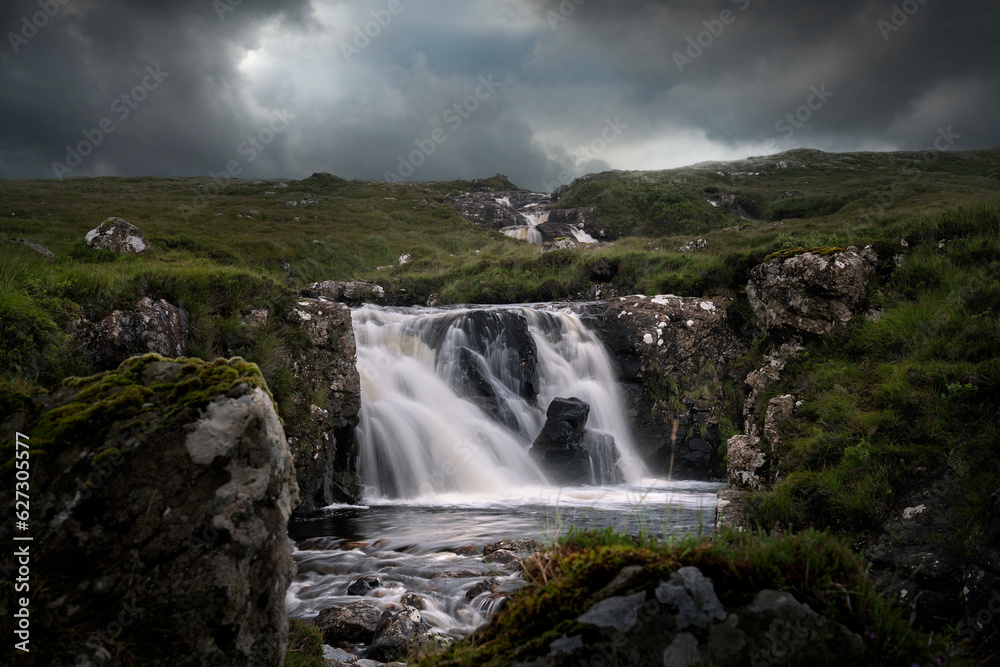 Glenbrittle Wasserfall Glenbrittle Wasserfall