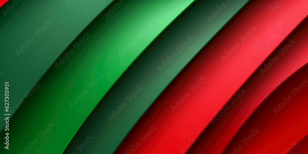 Obraz premium Abstract background with color and shape composition - Generative AI