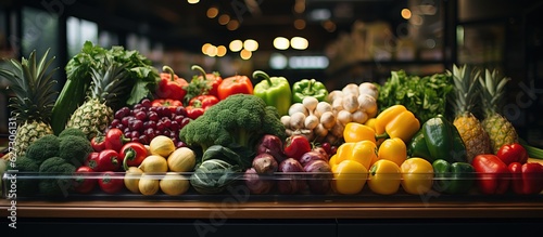 greengrocer stall in the su...