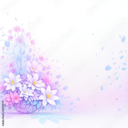 background with flowers © Onvto