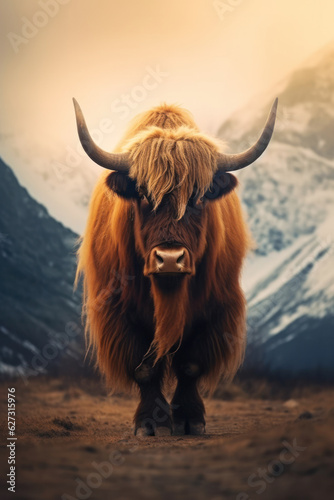 Yak, Wildlife Photography, Generative AI