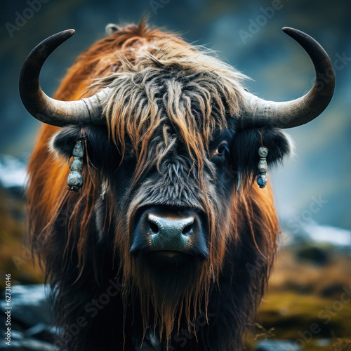 Yak, Wildlife Photography, Generative AI