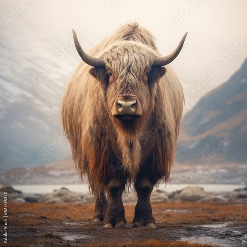 Yak, Wildlife Photography, Generative AI © Vig